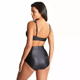 SW1845ABLK Plavky spodní díl PANACHE SWIM OBSIDIAN HIGH WAIST BRIEF BLACK