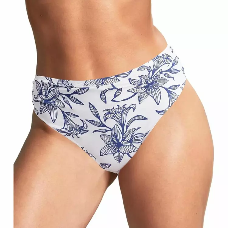 SW1729CPT Plavky spodní díl PANACHE SWIM CAPRI GATHER BRIEF CAPRI PRINT