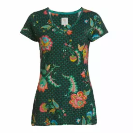 PIP51512JJG Doplněk PIP STUDIO TOY SHORT SLEEVE TOP DLOUHÝM RUKÁVEM JAMBO JASMIN GREEN