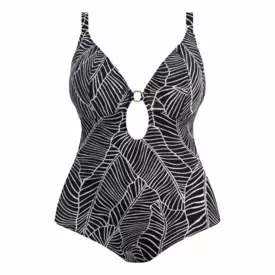 ES801744BLK Plavky jednodílné ELOMI SWIM KATA BEACH NON WIRED PLUNGE SWIMSUIT BLACK