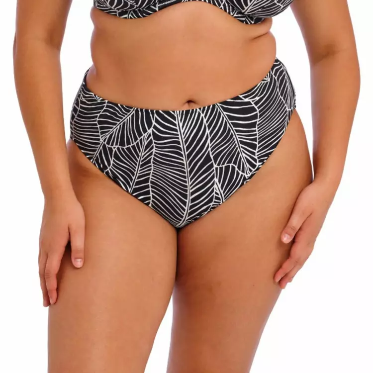 ES801772BLK Plavky spodní díl ELOMI SWIM KATA BEACH MID RISE BIKINI BRIEF BLACK