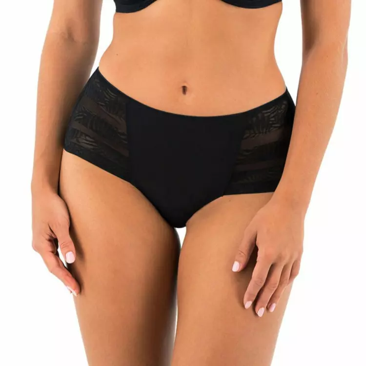 FL102451BLK Kalhotky FANTASIE DEVOTE FULL BRIEF BLACK