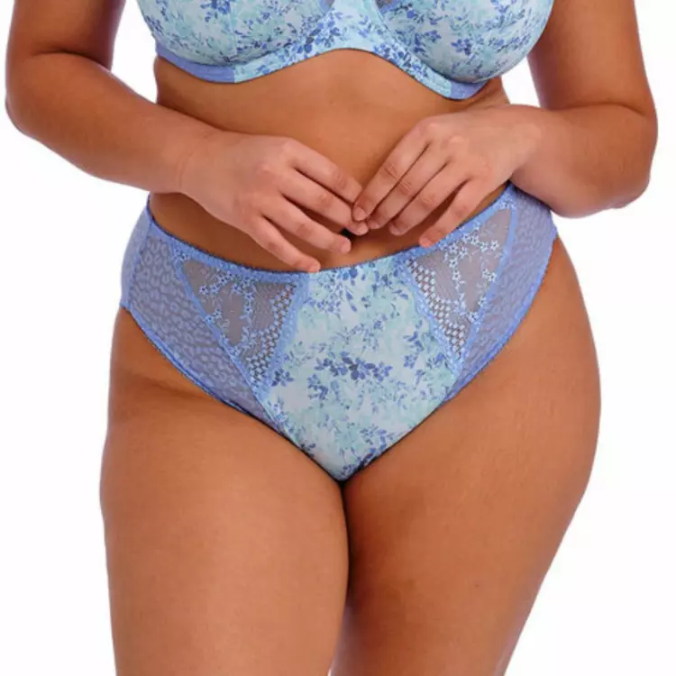 EL4496COR Kalhotky ELOMI LUCIE HIGH LEG BRIEF CORNFLOWER