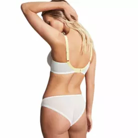 PA10581WHN Podprsenka PANACHE BLOSSOM BALCONY BRA WHITE/LEMON