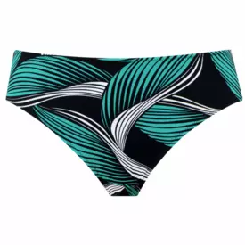 FS504472BLK Plavky spodní díl FANTASIE SWIM SAINT LUCIA MID RISE BIKINI BRIEF BLACK