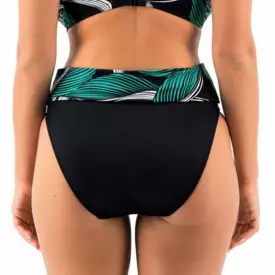 FS504477BLK Plavky spodní díl FANTASIE SWIM SAINT LUCIA FOLD BIKINI BRIEF BLACK