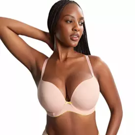 PA10666ABPK Podprsenka CLEO FAITH MOULDED PLUNGE BRA BLUSH PINK