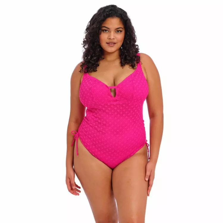 ES800643CLS Plavky jednodílné ELOMI BAZARUTO NON WIRED SWIMSUIT CLEMATIS