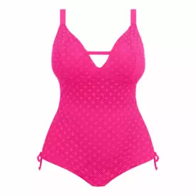 ES800643CLS Plavky jednodílné ELOMI BAZARUTO NON WIRED SWIMSUIT CLEMATIS