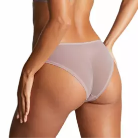 PA10582TAE Kalhotky PANACHE BLOSSOM BRAZILIAN BRIEF TAUPE