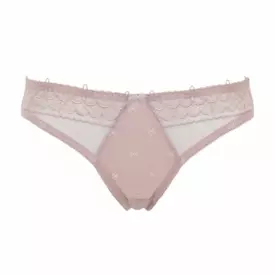 PA10582TAE Kalhotky PANACHE BLOSSOM BRAZILIAN BRIEF TAUPE