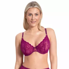 SAELLENA152KFUA Podprsenka SAMANTA ELLEN SOFT PLUNGE BRA FUCHSIA