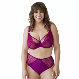 SAELLENA123FUA Podprsenka SAMANTA ELLEN SOFT BALCONY BRA FUCHSIA