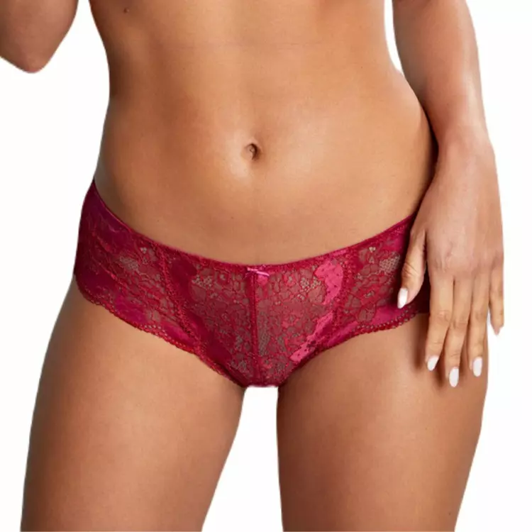 PA7253ORD Kalhotky PANACHE CLARA BRIEF ORCHID/RED