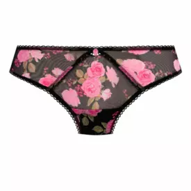 AA402450BKR Kalhotky FREYA ROSE BLOSSOM BRIEF BLACK ROSE