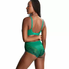 PA7283CEMD Kalhotky PANACHE ENVY DEEP BRIEF EMERALD LEOPARD