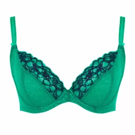 PA7286CEMD Podprsenka PANACHE ENVY PLUNGE EMERALD LEOPARD