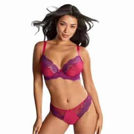 PA9399ORO Kalhotky PANACHE ANA THONG ORCHID/INDIGO