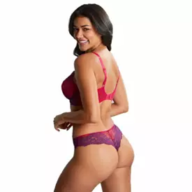 PA9399ORO Kalhotky PANACHE ANA THONG ORCHID/INDIGO