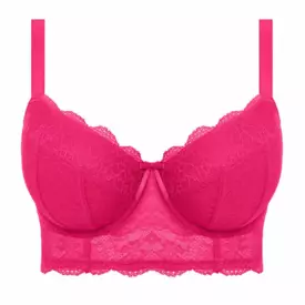 AA1014HOK Podprsenka FREYA FANCIES UW LONGLINE BRA HOT PINK