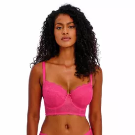 AA1014HOK Podprsenka FREYA FANCIES UW LONGLINE BRA HOT PINK