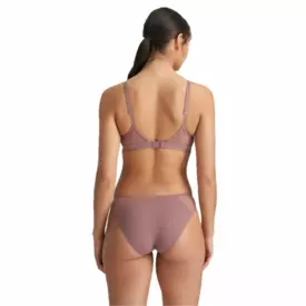 MJ0522090SAT Kalhotky MARIE JO LOUIE RIO BRIEFS SATIN TAUPE