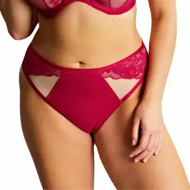 SC10852MAE Kalhotky SCULPTRESSE JOSEPHINE HIGH LEG BRIEF MAGENTA/LATTE