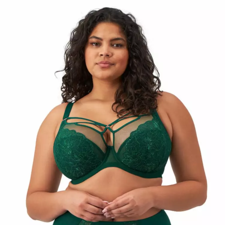 EL8080RAT  Podprsenka ELOMI BRIANNA UW PLUNGE BRA RAINFOREST