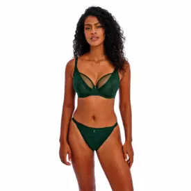 AA401121DPE Podprsenka FREYA TAILORED UW HIGH APEX PLUNGE BRA DEEP EMERALD