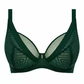 AA401121DPE Podprsenka FREYA TAILORED UW HIGH APEX PLUNGE BRA DEEP EMERALD