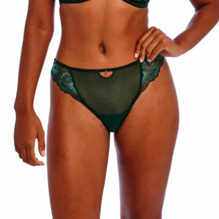 AA401067DPE Kalhotky FREYA LOVELAND BRIEF DEEP EMERALD