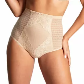 PA7284NUE Kalhotky PANACHE ENVY HIGH WAIST SHAPING BRIEF CHAI NUDE