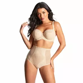 PA7284NUE Kalhotky PANACHE ENVY HIGH WAIST SHAPING BRIEF CHAI NUDE