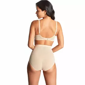 PA7284NUE Kalhotky PANACHE ENVY HIGH WAIST SHAPING BRIEF CHAI NUDE