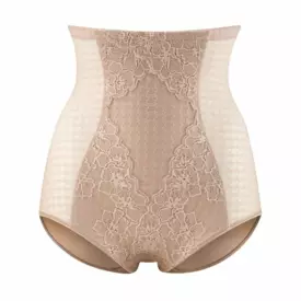 PA7284NUE Kalhotky PANACHE ENVY HIGH WAIST SHAPING BRIEF CHAI NUDE