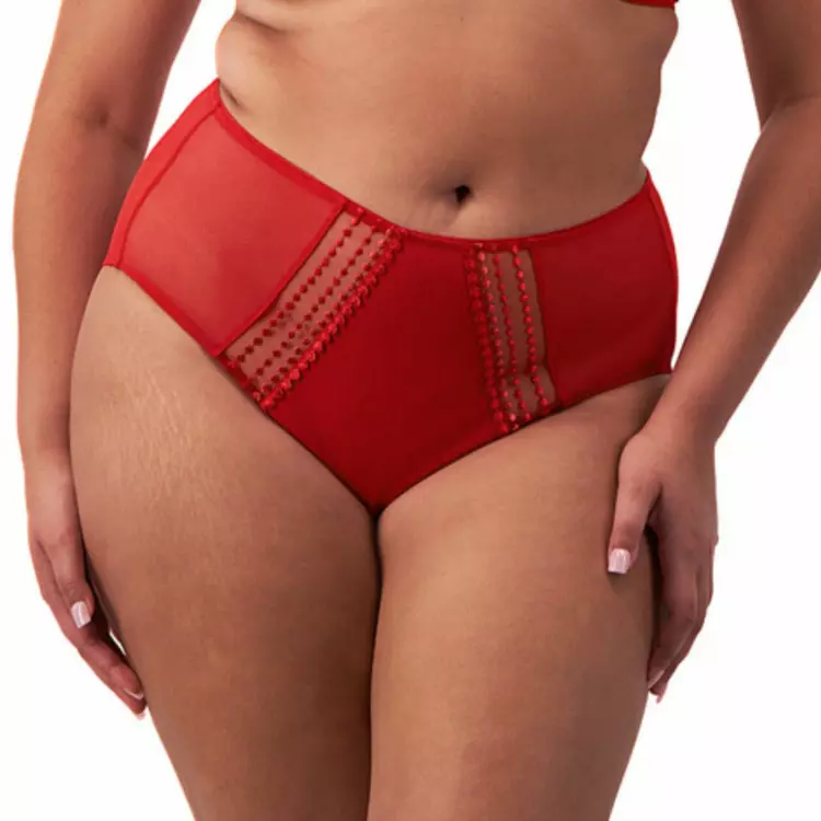 EL8906HAD Kalhotky ELOMI MATILDA FULL BRIEF HAUTE RED