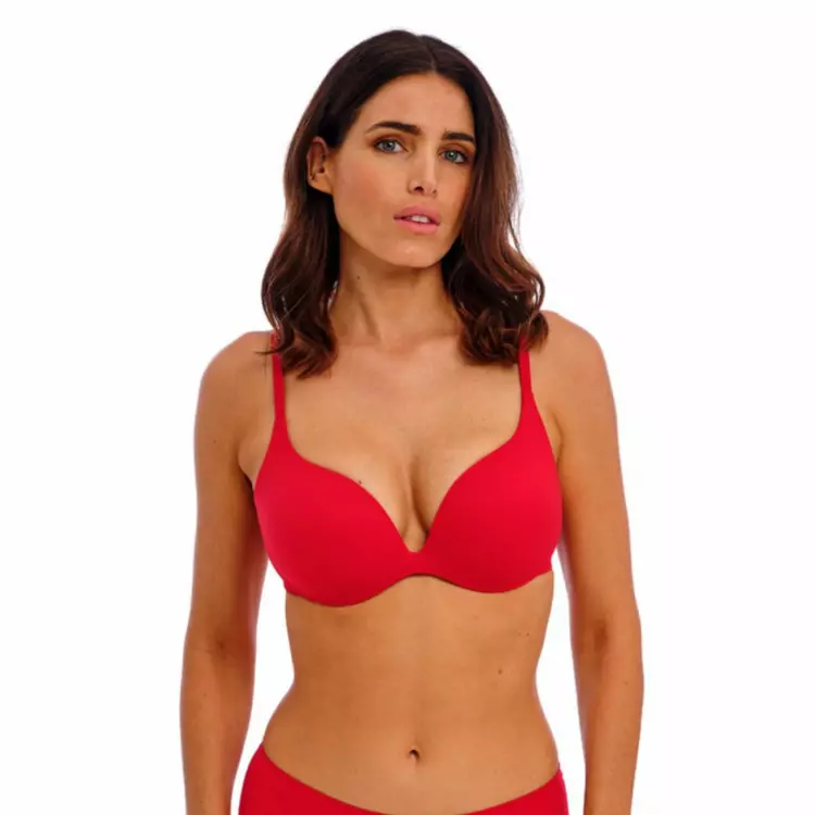 WE601014EQD Podprsenka WACOAL INES SECRET UW PUSH UP BRA EQUESTRIAN RED