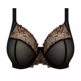 EL302602ALM Podprsenka ELOMI TEAGAN UW PLUNGE BRA BLACK/ALMOND