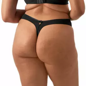 EL302670ALM Kalhotky ELOMI TEAGAN THONG BLACK/ALMOND