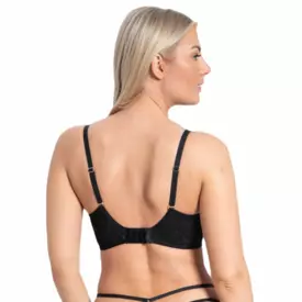 SARAMOA143BLK Podprsenka SAMANTA RAMONA A143 SOFT HIGH APEX BRA BLACK