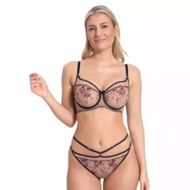 SARAMOA143BLK Podprsenka SAMANTA RAMONA A143 SOFT HIGH APEX BRA BLACK