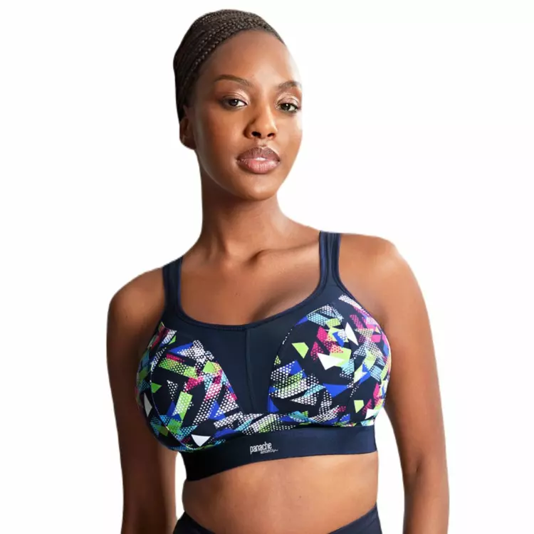 PS7341BGPT Podprsenka PANACHE SPORTS NON-WIRED BRA GRAPHIC PRINT