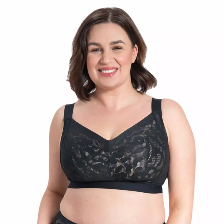 SAALEXA530 Podprsenka SAMANTA ALEX SOFT FULL CUP WIRELESS BRA BLACK