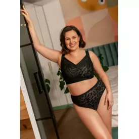 SAALEXA530 Podprsenka SAMANTA ALEX SOFT FULL CUP WIRELESS BRA BLACK