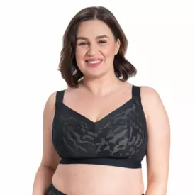 SAALEXA530 Podprsenka SAMANTA ALEX SOFT FULL CUP WIRELESS BRA BLACK