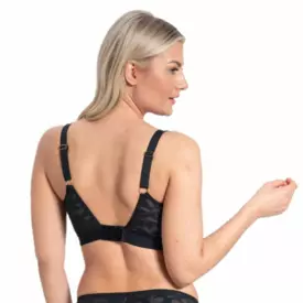 SAALEXA520BLK Podprsenka SAMANTA ALEX SOFT HIGH APEX WIRELESS BRA BLACK