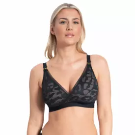 SAALEXA520BLK Podprsenka SAMANTA ALEX SOFT HIGH APEX WIRELESS BRA BLACK