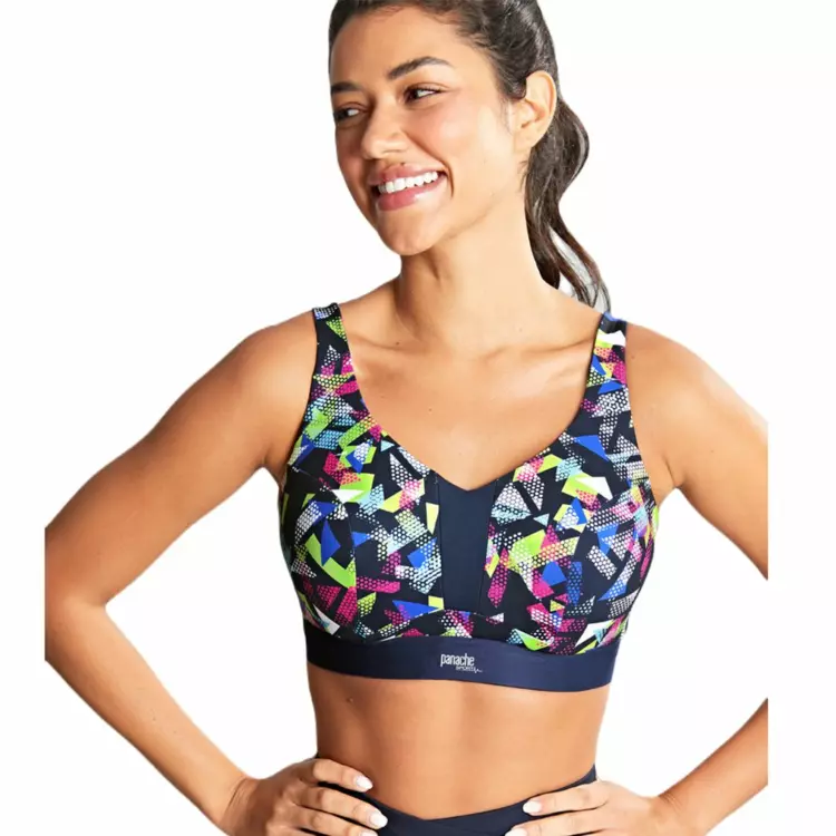 PS5022GPT Podprsenka PANACHE SPORTS ENDURANCE NON PADDED WIRED BRA GRAPHIC PRINT