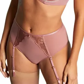 PA10794RGD Kalhotky PANACHE ROSA SUSPENDER BRIEF ROSE GOLD