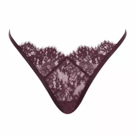 PA10989MUY Kalhotky PANACHE CARMEN THONG MULBERRY